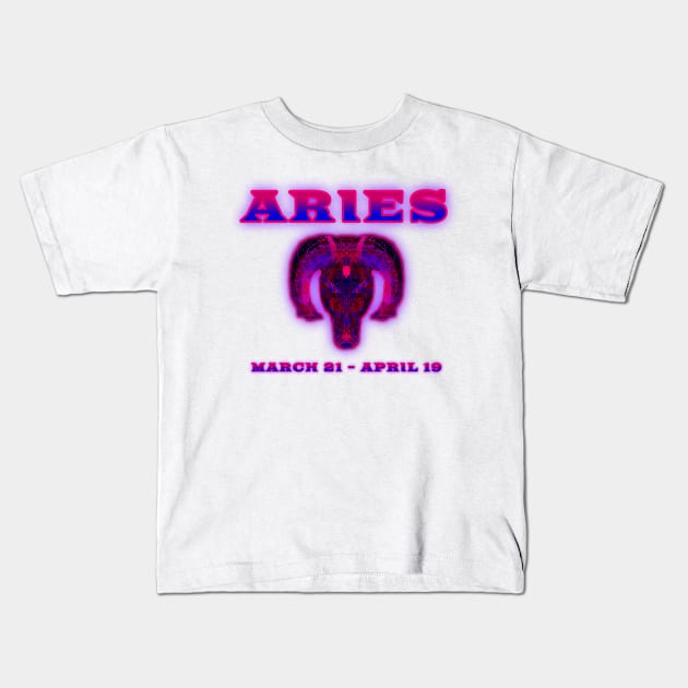 Aries 6b Boysenberry Kids T-Shirt by Boogie 72